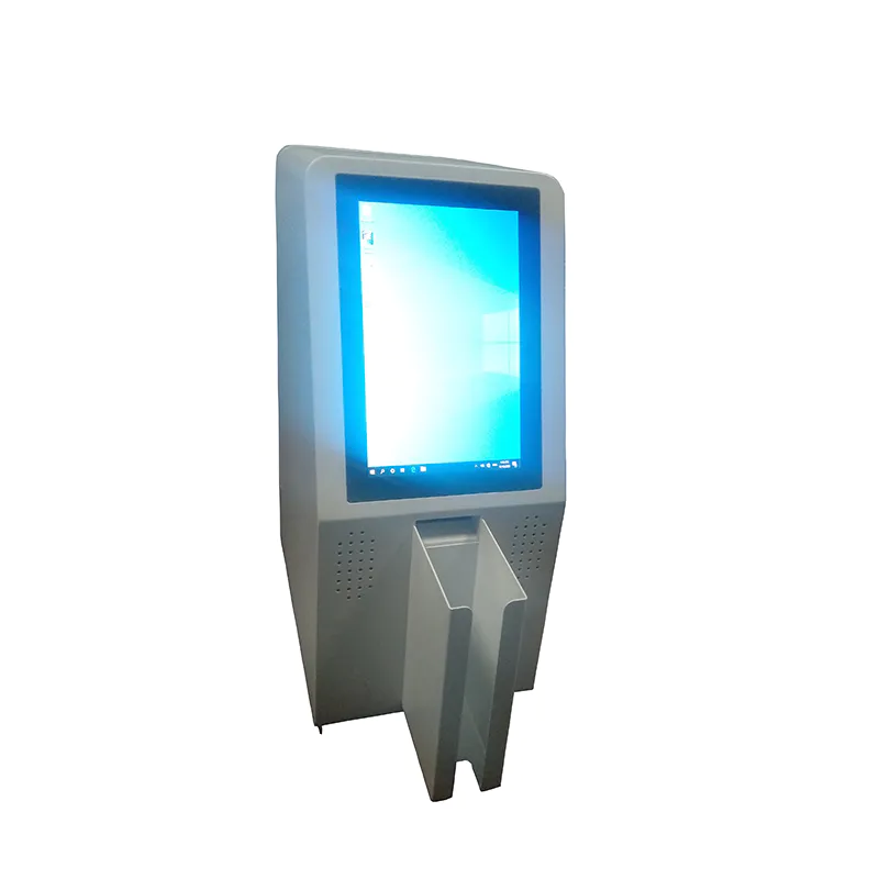digital signage card dispensing kiosk with for office hotel public security room