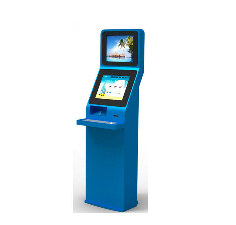 WIFI touch screen payment kiosk with printer and card reader cash dispenser kiosk in convenience store with camera