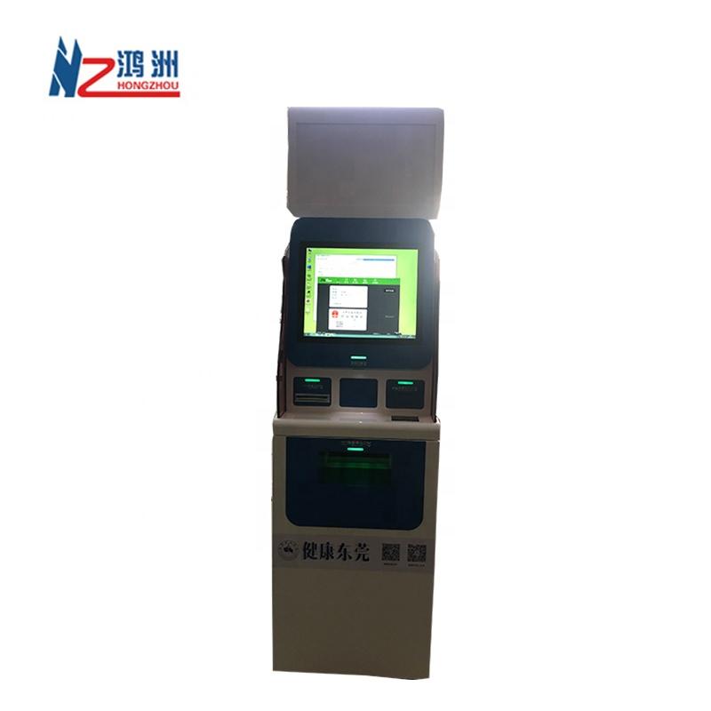 Multi function payment interactive kiosk in hospital for printing medical report