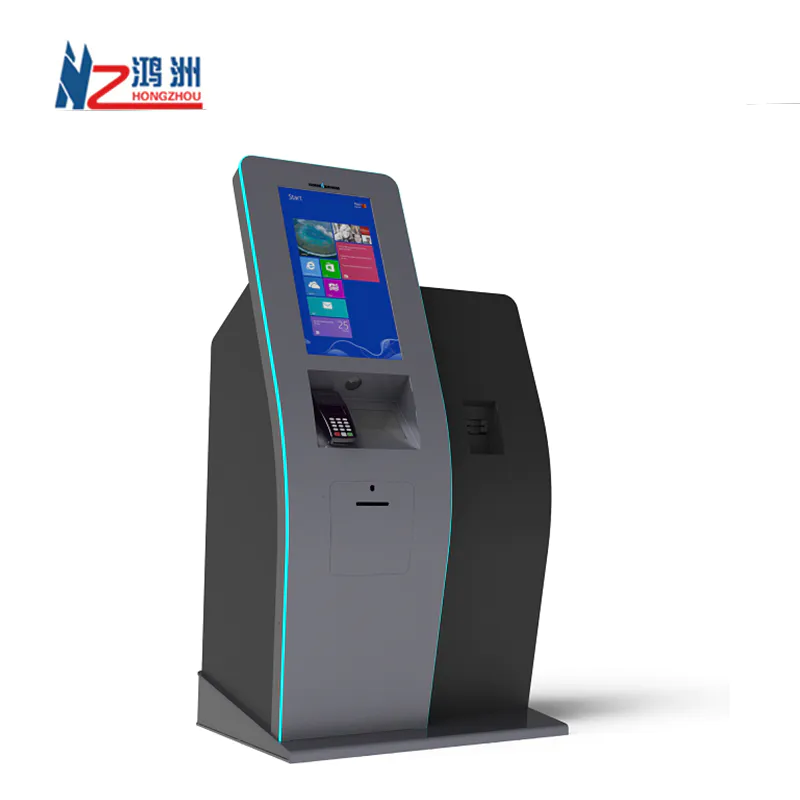Customized Supplier Checkout Hotel Self Service Kiosk With Printer 10.1 15 17.3
