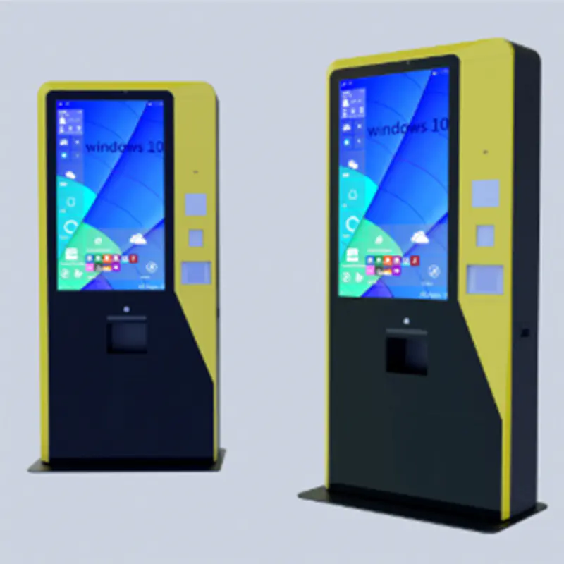 smart self service kiosk for parking lot with printing function