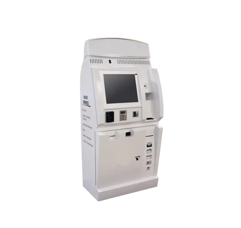 Smart automobile floor standing kiosk machine with self payment function