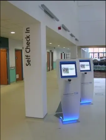 standing information display kiosk smart advertising kiosk