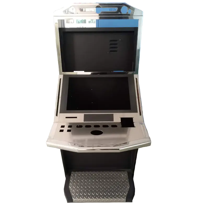 standing and smart gaming kiosk for game center smart and professional kiosk cabinet fabrication