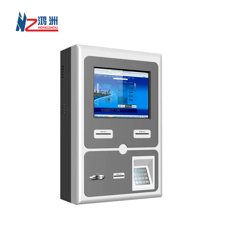 Interactive Wall mounted kiosk manufacturer With Bill Payment System