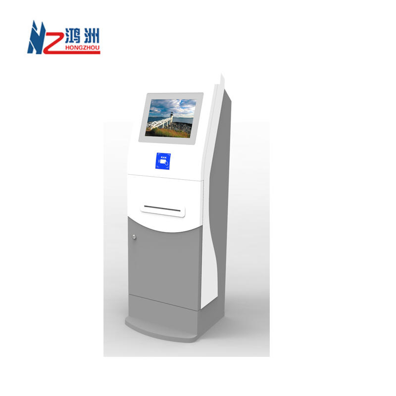 Multifunction 19 inch automatic payment kiosk for hotel