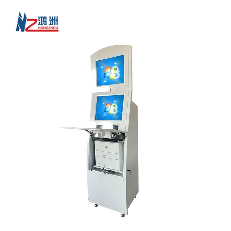 Good design self printer kiosk for line up in hospital with printer function