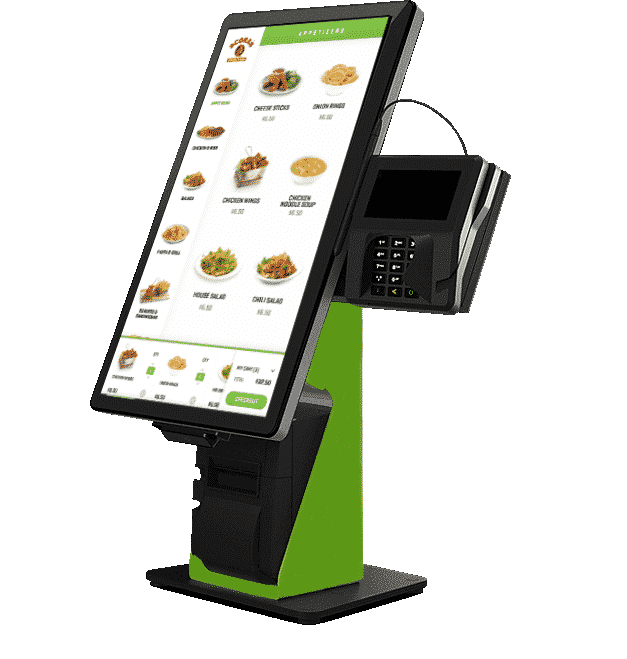 Innovative Self Service Payment Ordering Kiosk in Restaurant with Ticket Printer