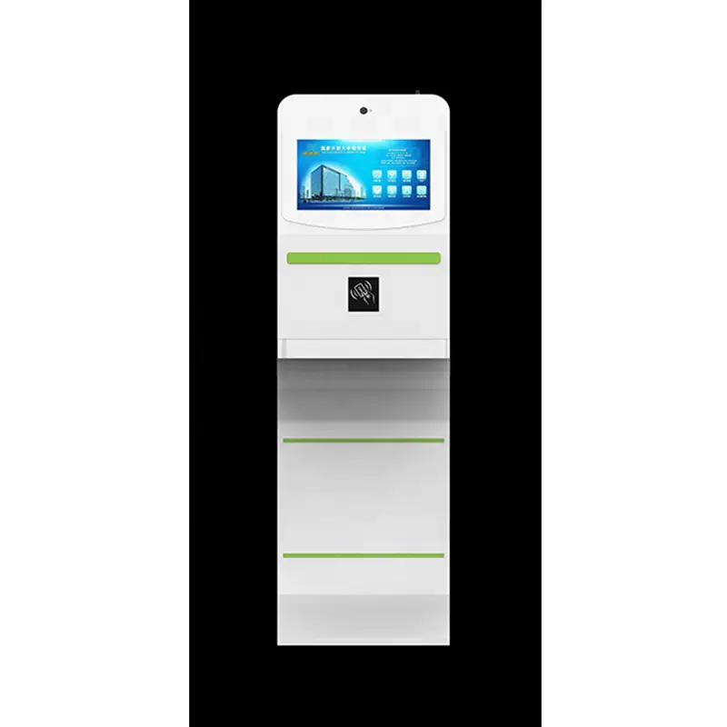 smart Intelligent self service library check ins check out kiosk with high precision sensor