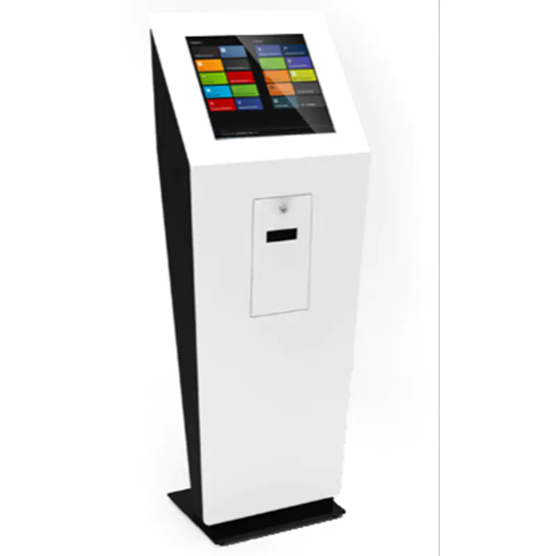 smart and standing self printing kiosk