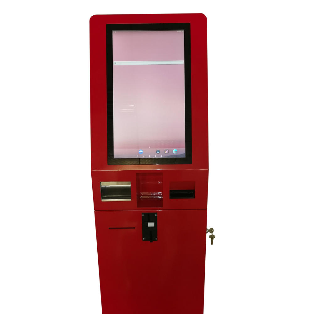 Smart Touch screen Self Service Ordering Payment Kiosk With Window/Android System
