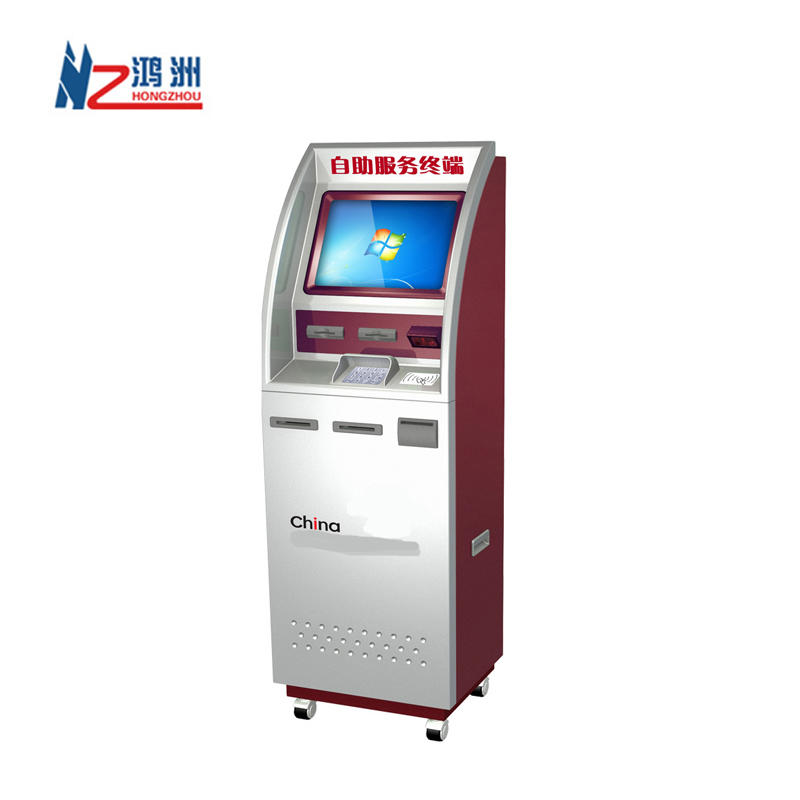 Multi function touch screen parking kiosk machine for mall