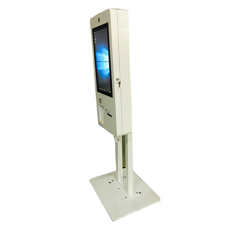 21.5 inch smart LED touchscreen self service order kiosk in restaurant fast food with Windows system