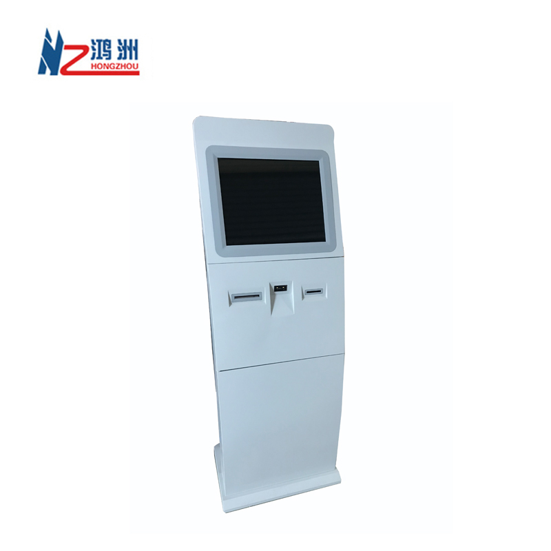 Hotel check in self service kiosk with thermal printer and camera parts