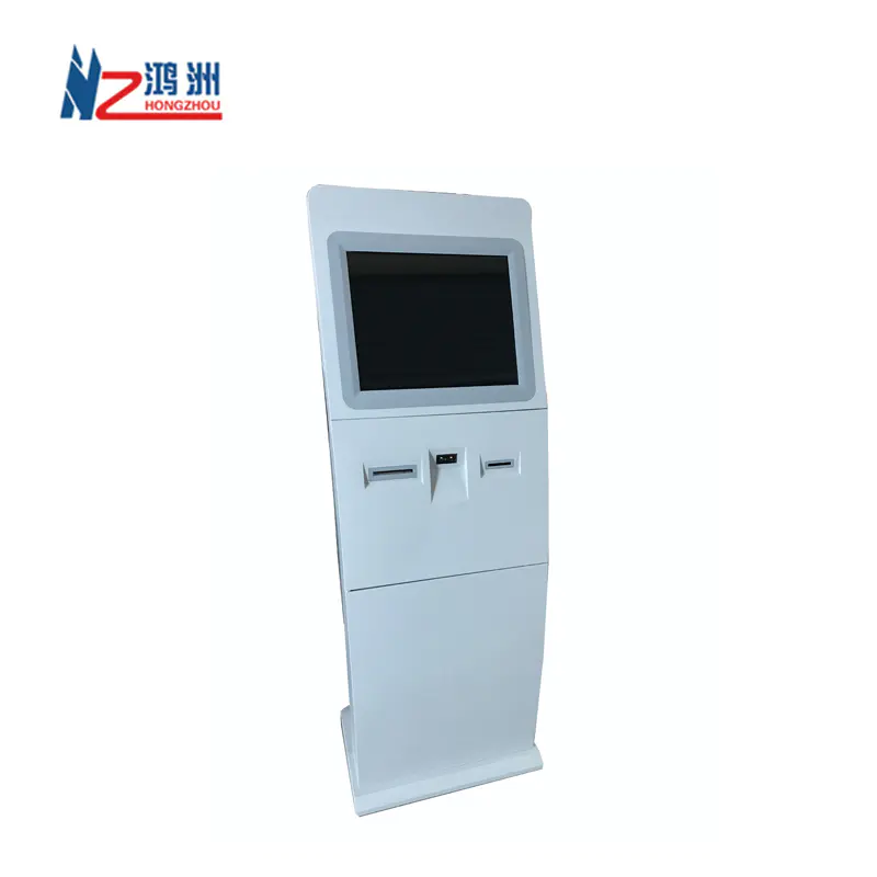 Hotel check in self service kiosk with thermal printer and camera parts