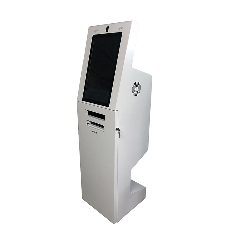 Floor Stand Kiosk with A4 Paper Printer LCD Display WiFi Network-Hongzhou