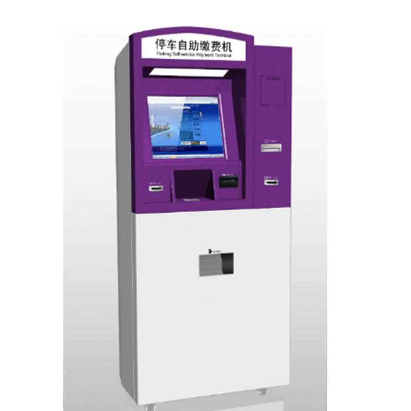 parking lot digital signage self pay kiosk with printing function