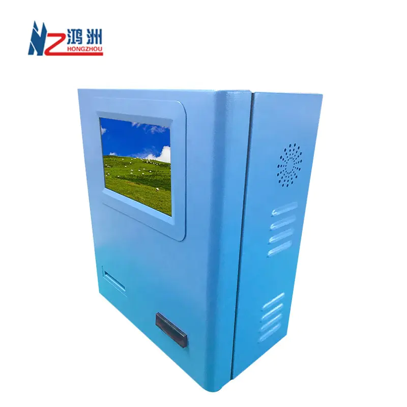 Shenzhen Manufacturer wall mount kiosk with WIFI camera RFID card reader