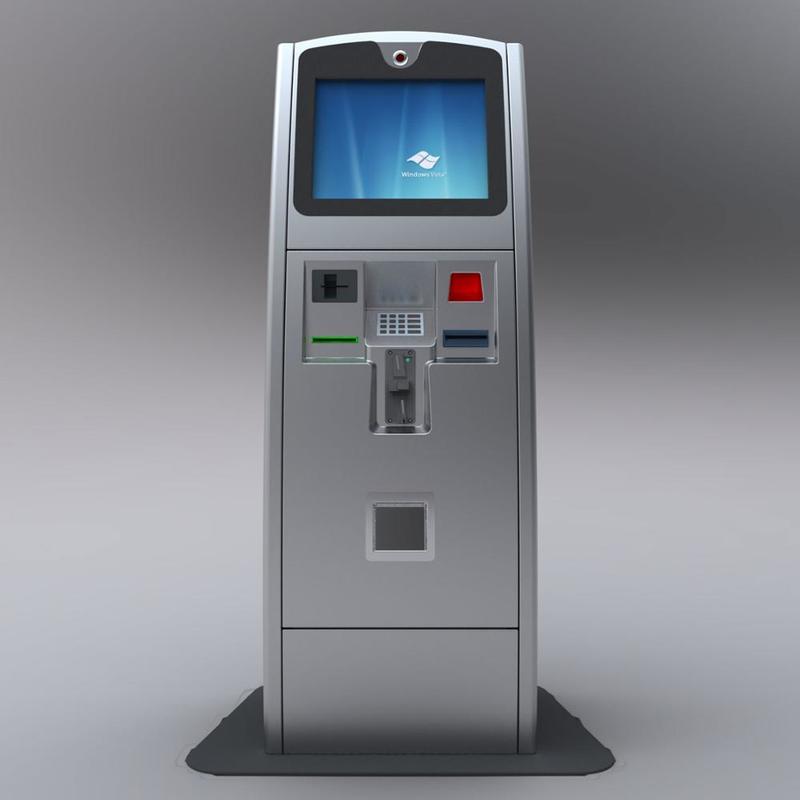 Bank Machine ATM LKS Free Floor Standing Bank ATM Machine