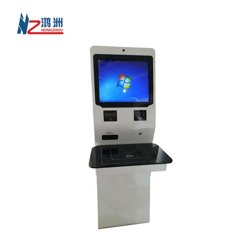 Beautiful design dual screen interactive payment kiosk with dispenserand bill acceptorfunction