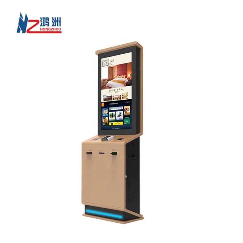 OEM21 inchInteractive floor standing kiosk with laser printer forfunction with RFID card in library