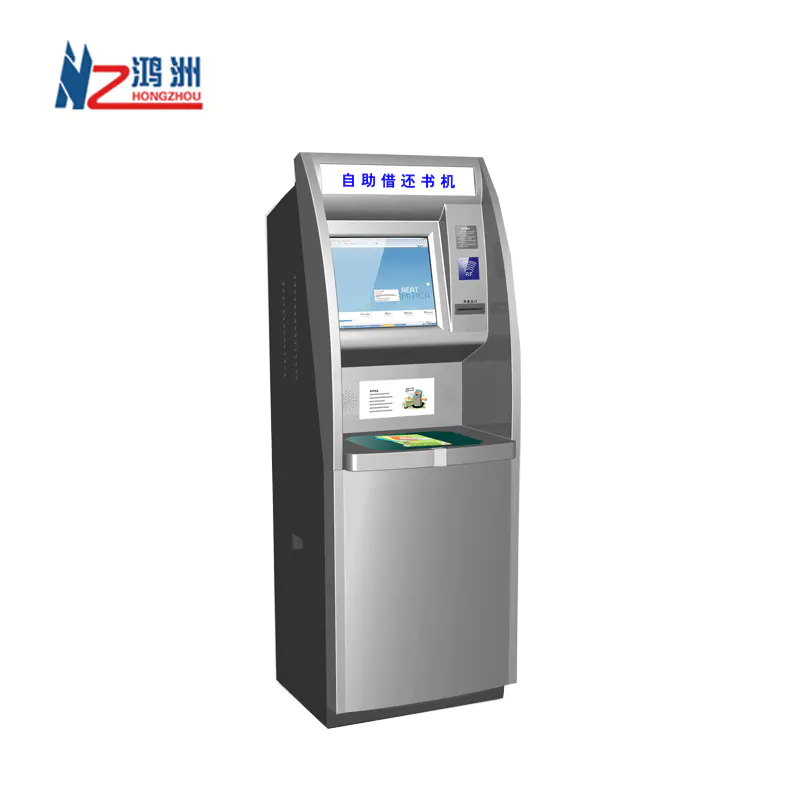 Free standing order display touch screen bus ticketing kiosk