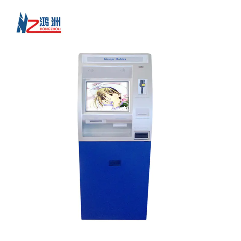 Multifunction touch screen atm kiosk ATM machines for hospital