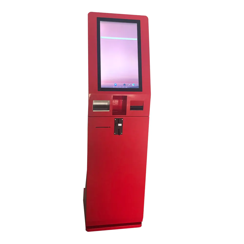 Free Standing Self-service Ordering Kiosk POS System Bill Payment Machine