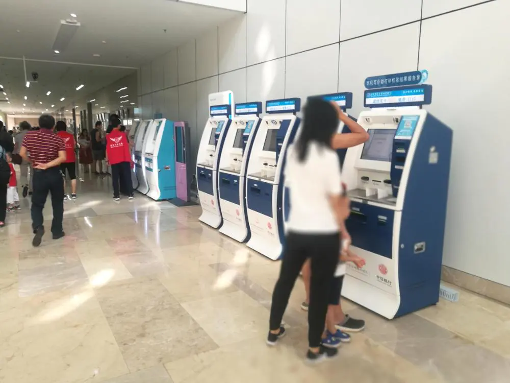Self-service Atm Cash Acceptor Recycler Automatic Payment kiosk