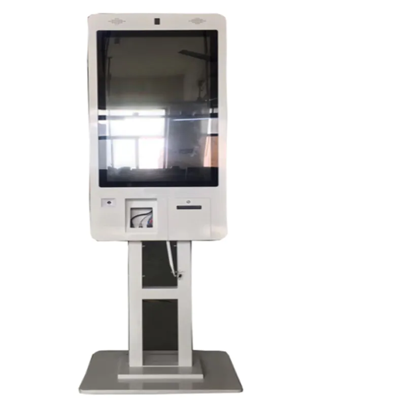 resaurant quick food online self ordering kiosk with 21.5'' touchscree display