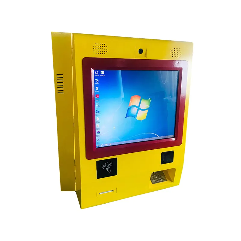 21 inch Floor standing LED touch screen ticket Kiosk