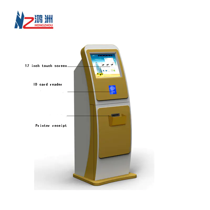 High quality free standing coin counter kiosk for mall