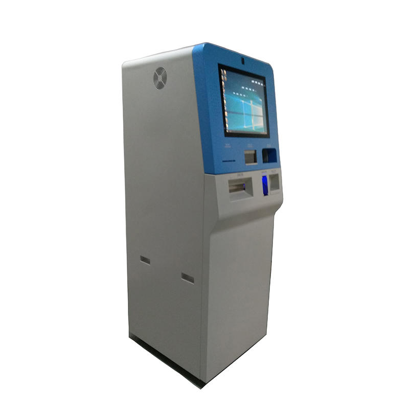 elegant foreign currency exchange kiosk with 19 inch touch screen
