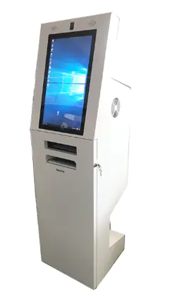 upright smart digital signage self service menu order kiosk with receipt printing furnction 16 yeas professional experiences