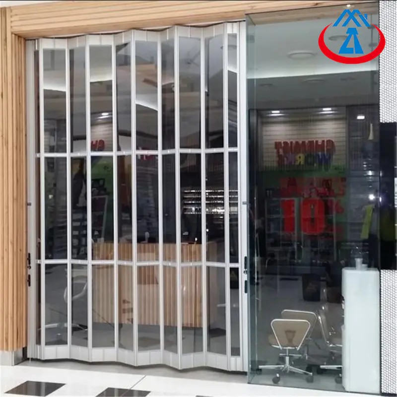 2500*2000mm Shopping/shopping mall PC crystal folding door