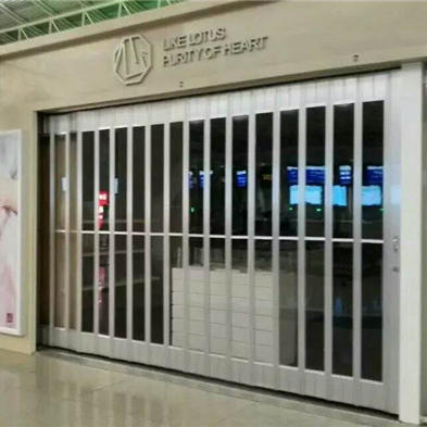 Horizontal Top Quality 24 hours display easy to install Polycarbonate Folding Door