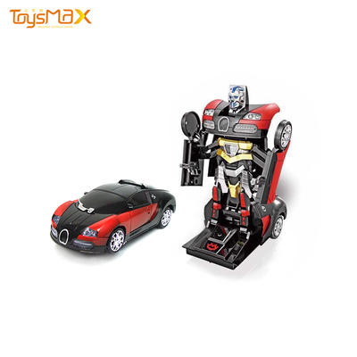 Educational electric musictoys full-automatic deformation toys robot car