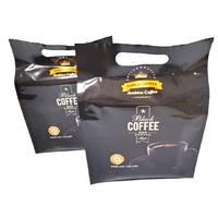 Customized coffee bean packing side gusset Bags with handle