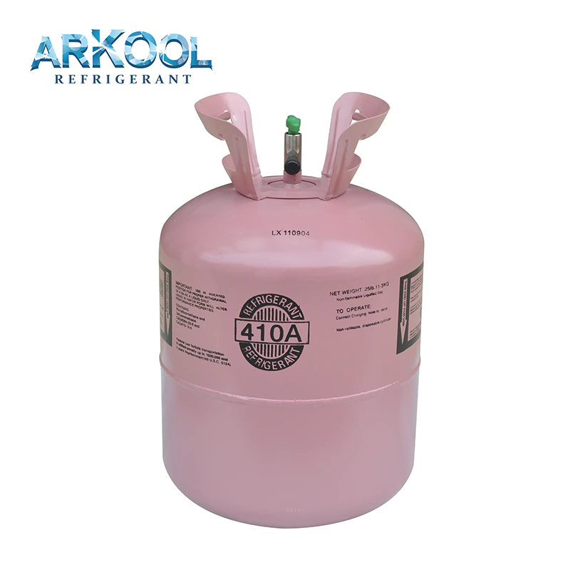 Disposable/CE/ Refillable Cylinder refrigerant gas price R 410 a 11.3kg pure gas
