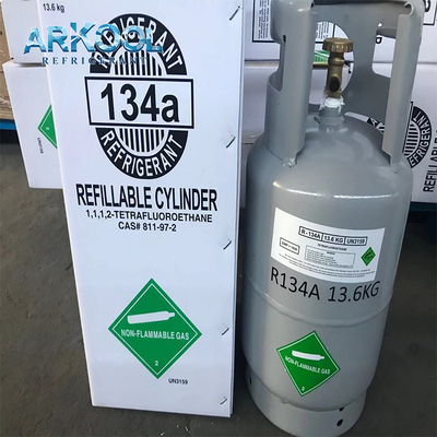 competitive price gas refrigerant 134a refrigerant r134a gas 13.6kg high purity