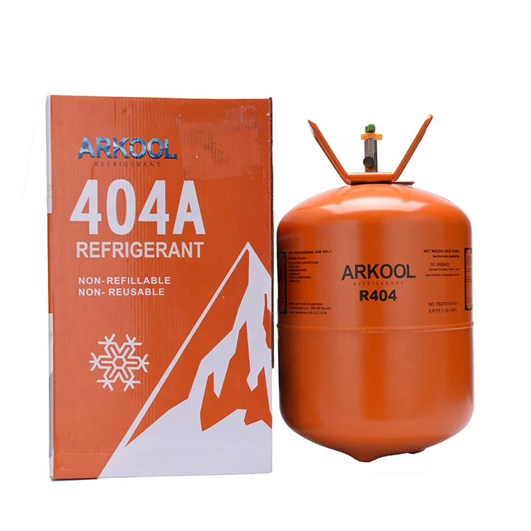 Good quality refrigerant gas in 10.9kg cylinder refrigerant gas R404a