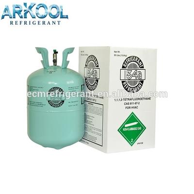 12kg air conditioner purity 99.99%refrigerant gasrefillable cylinder r134a