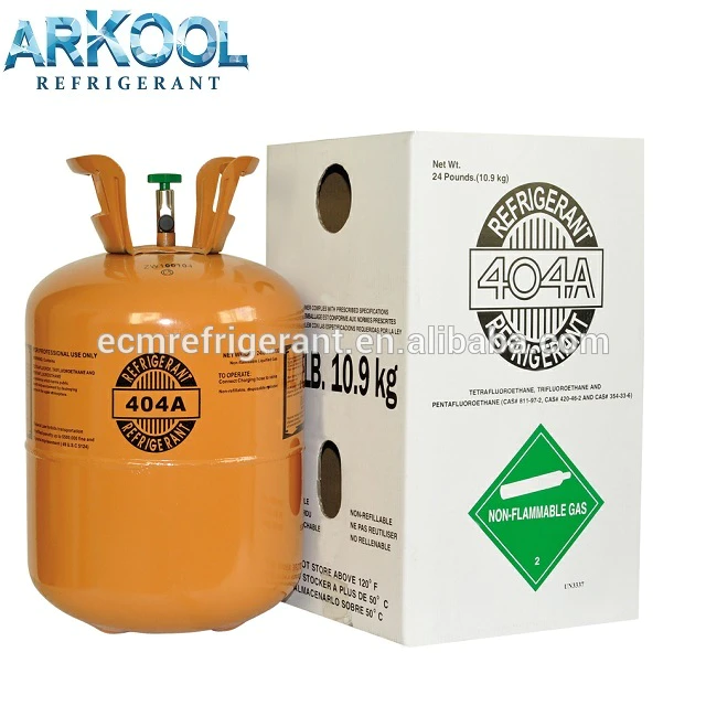 r404 a refrigerant gas gaz with CE cetrificate approved