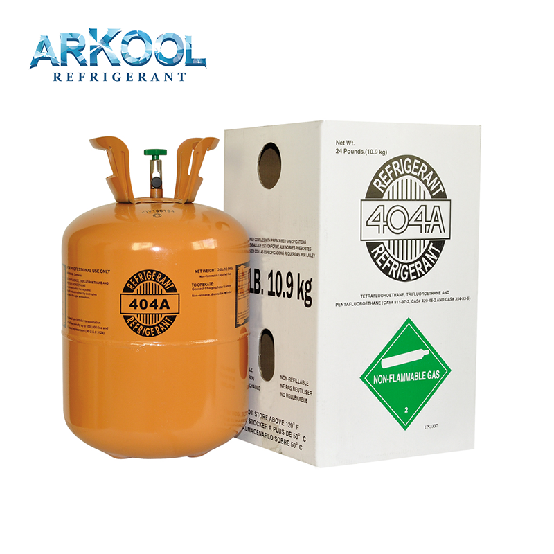 manufacture direct refrigerant gas R404A gas refrigerant R404A 10.9kg refrigerant gas price for sale disposable cylinder
