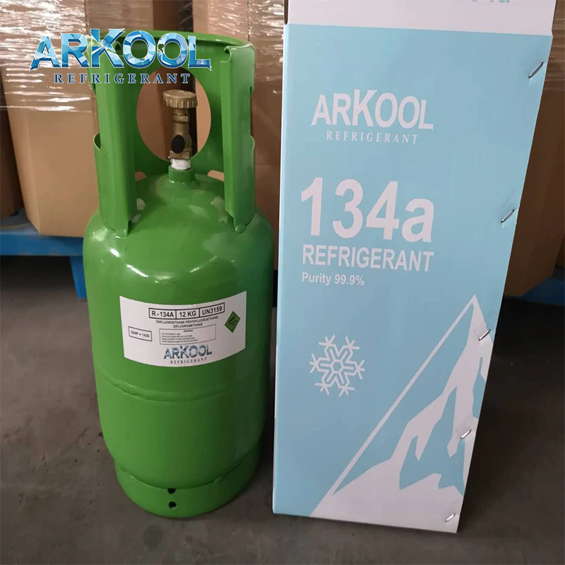 Refrigerant r134a 13.6kg r134a refrigerant gas cylinder /ISO/can CE DOT