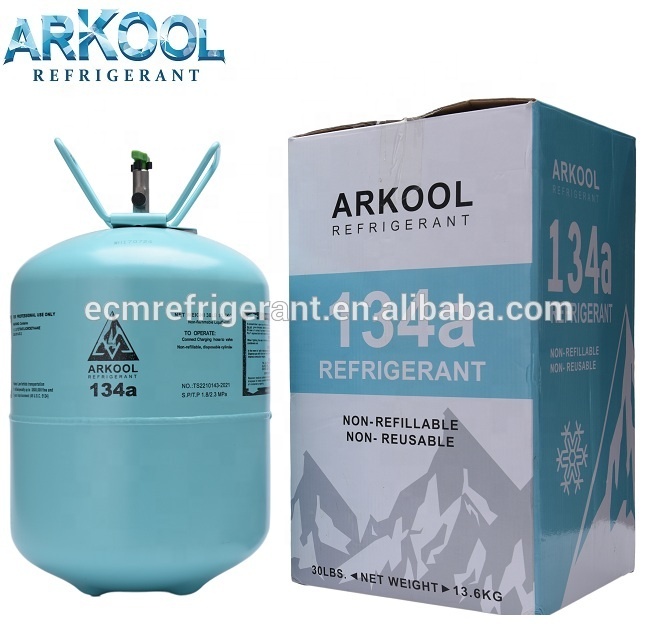 30lb /13.6kg refrigerant r134a gas cylinder used cars for r134a refrigerator spare parts