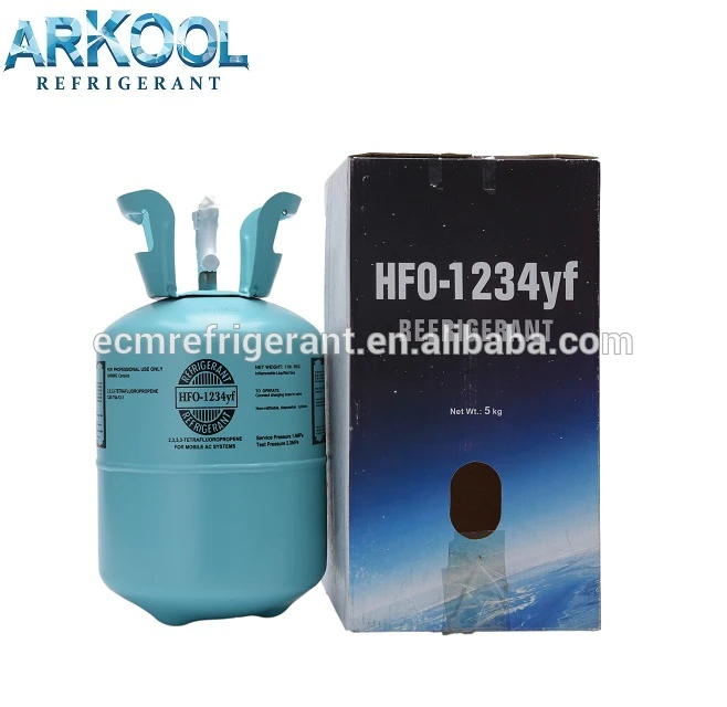 R1234 automobile car ac refrigerant gas with CE