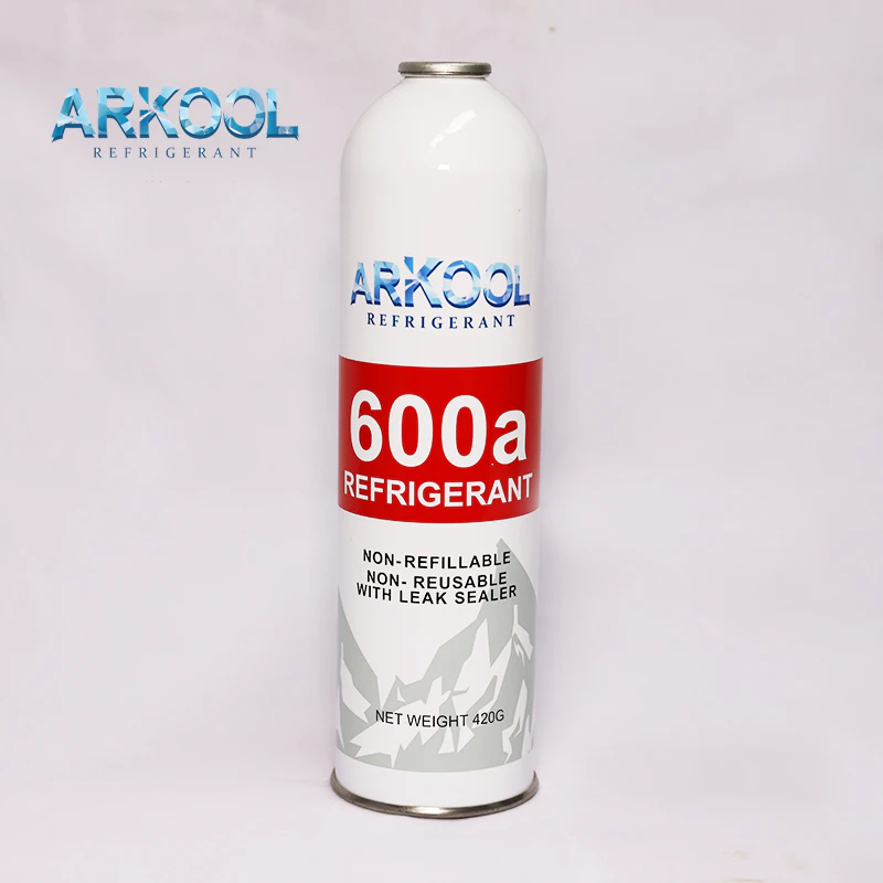 cold gas R134a R600a refrigerant A/C spare parts refrigerant r600a R290 high purity gas