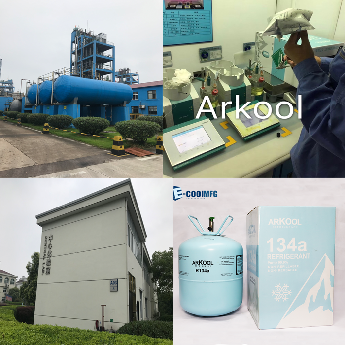 R134a HFC 134a Environmental Refrigerant R134a green gas 13.6KGArkool