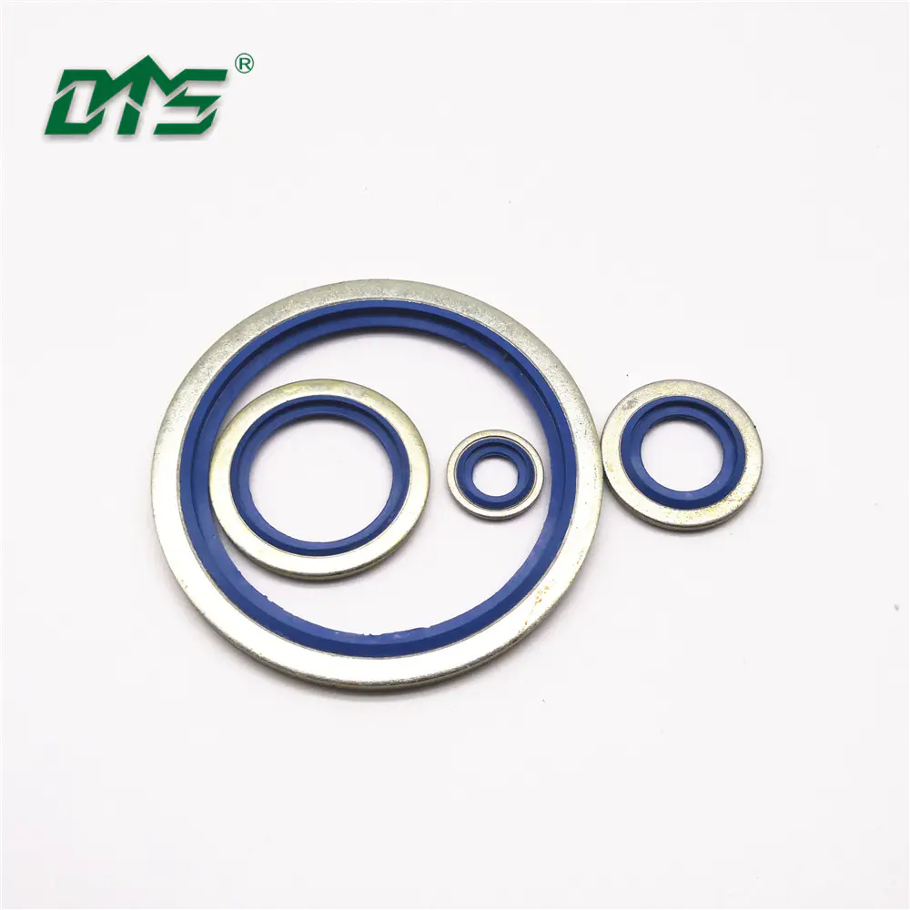 Steel+NBR/FKM Bonded Seal Washers Black Blue red Color